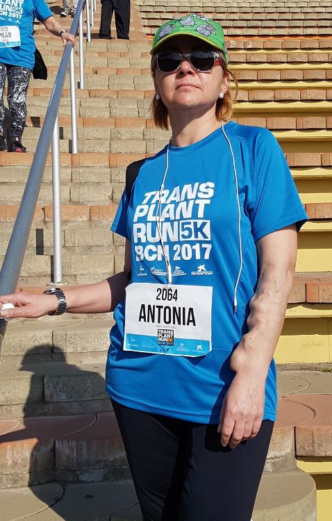 L'Antònia a la Transplant Run 2017