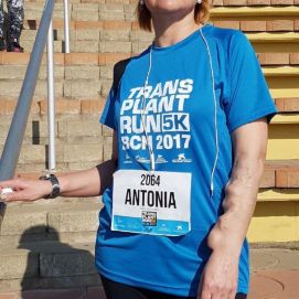 L'Antònia a la Transplant Run 2017