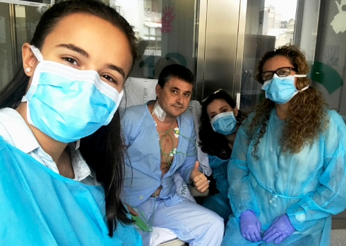 Joan, receptor d'un trasplantament cardíac