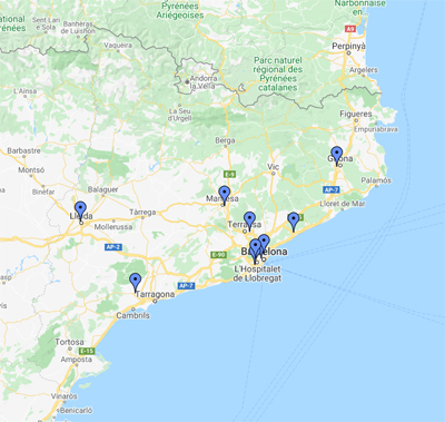 Mapa interactiu que localitza les Unitats d'atenció especialitzada en joc patològic d'arreu de Catalunya 