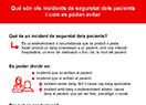 Què son els incidents de seguretat dels pacients i com es poden evitar