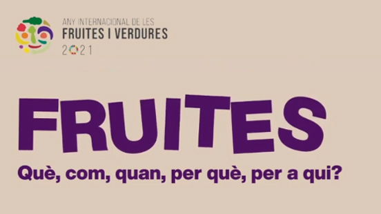 Caràtula vídeo Fruites: què, com, quan, per què, per a qui?